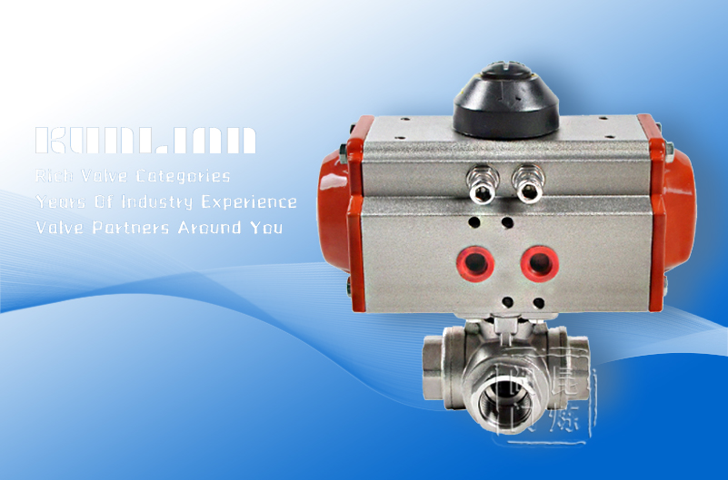 Q614F/Q615F氣動(dòng)三通內(nèi)螺紋球閥 Q614F/Q615F氣動(dòng)三通內(nèi)螺紋球閥