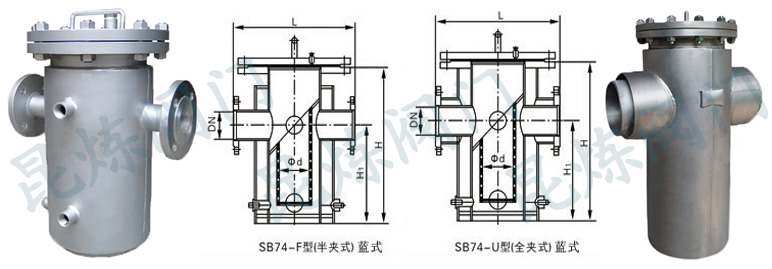 SB74籃式夾套保溫過(guò)濾器結(jié)構(gòu)圖- 上海昆煉閥門(mén)制造有限公司 SB74籃式夾套保溫過(guò)濾器結(jié)構(gòu)圖- 上海昆煉閥門(mén)制造有限公司