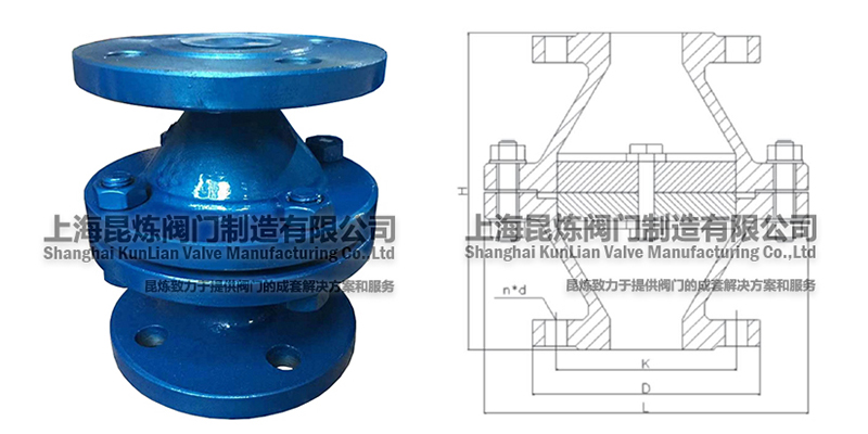 GYW-1防爆管道阻火器結(jié)構(gòu)圖- 上海昆煉閥門制造有限公司 GYW-1防爆管道阻火器結(jié)構(gòu)圖- 上海昆煉閥門制造有限公司