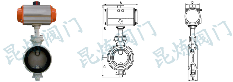 D671X氣動鋁合金蝶閥結(jié)構(gòu)圖- 上海昆煉閥門制造有限公司 D671X氣動鋁合金蝶閥結(jié)構(gòu)圖- 上海昆煉閥門制造有限公司