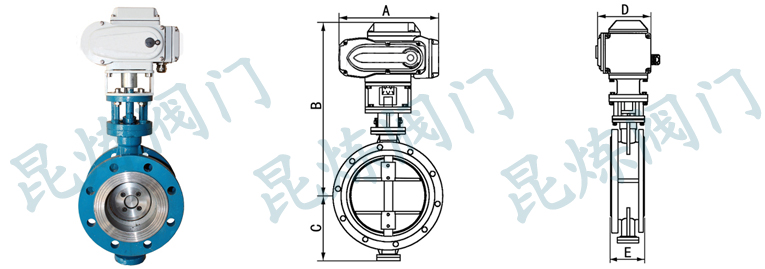 D943H電動硬密封法蘭蝶閥結(jié)構(gòu)圖- 上海昆煉閥門制造有限公司 D943H電動硬密封法蘭蝶閥結(jié)構(gòu)圖- 上海昆煉閥門制造有限公司