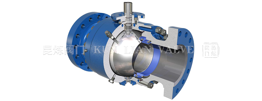 Q41N高壓法蘭球閥剖面圖- 上海昆煉閥門(mén)制造有限公司 Q41N高壓法蘭球閥剖面圖- 上海昆煉閥門(mén)制造有限公司